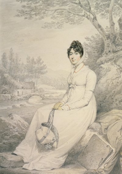 Porträt einer Dame, 1806 von Henry Edridge